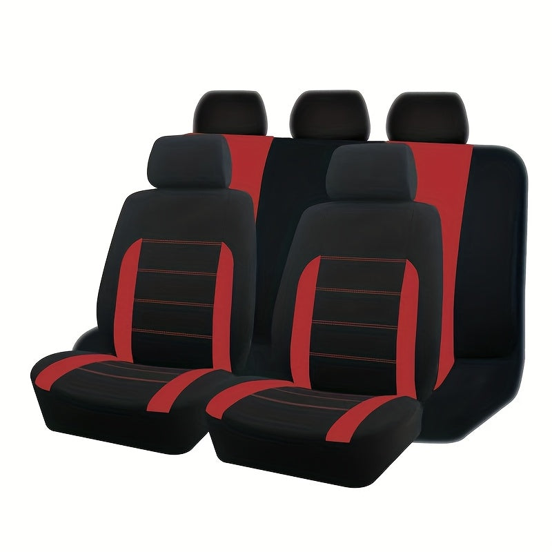 Housses de siège auto, ensemble complet, taille universelle pour 5 places – Tissu respirant et résistant à l'usure avec rembourrage en mousse pour SUV, berline, monospace et camion – Toutes saisons, 10 options de couleur – Velora