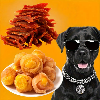 Friandises pour chien au canard séché, poulet lyophilisé, tendres et moelleuses, récompenses d'éducation, digestibles et saines, saucisse de bœuf, haleine fraîche, pilon de poulet broyé, pour toutes tailles de chien (petit, moyen, grand)