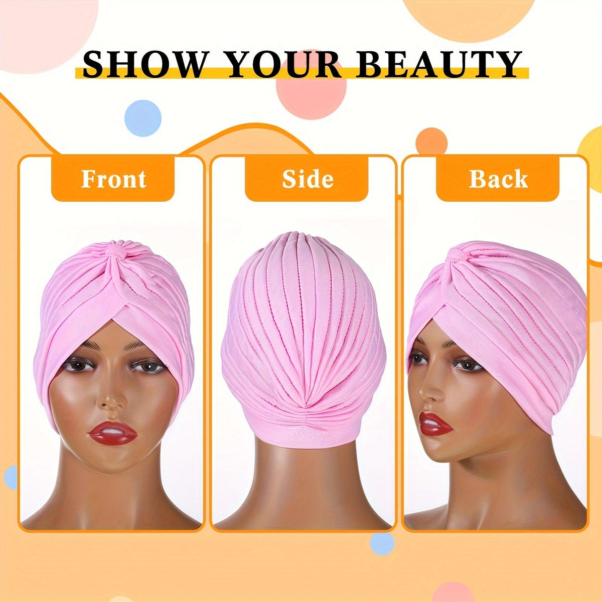 Lot de 15 turbans bohèmes pour femmes – Foulards plissés pré-noués, bandeaux torsadés multicolores et bonnets, bandeaux ultra-doux et respirants pour chimio, perte de cheveux et style quotidien