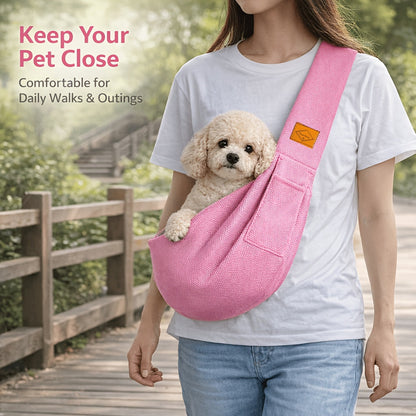 Sac de transport respirant en maille pour animaux - Sac ventral mains libres avec boucle de sécurité pour petits chiens et chats, sac bandoulière confortable et réglable pour promenades, voyages et aventures en plein air, 4 couleurs