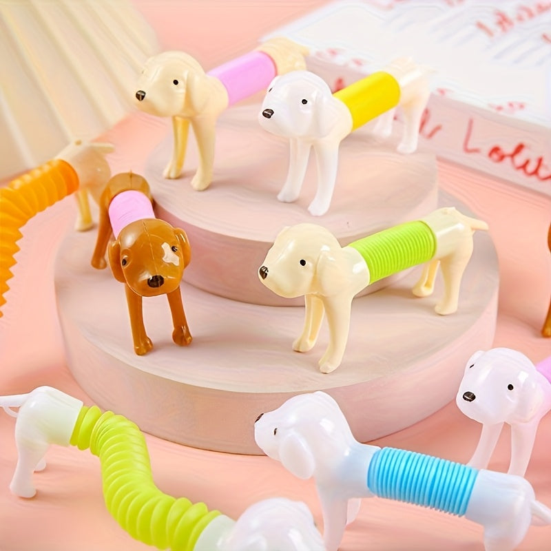 Lot de 22 chiots jouets extensibles en vrac, formes et couleurs assorties, jouets sensoriels anti-stress pour enfants, prix de classe, cadeaux de sacs surprises, décorations de table – Style aléatoire