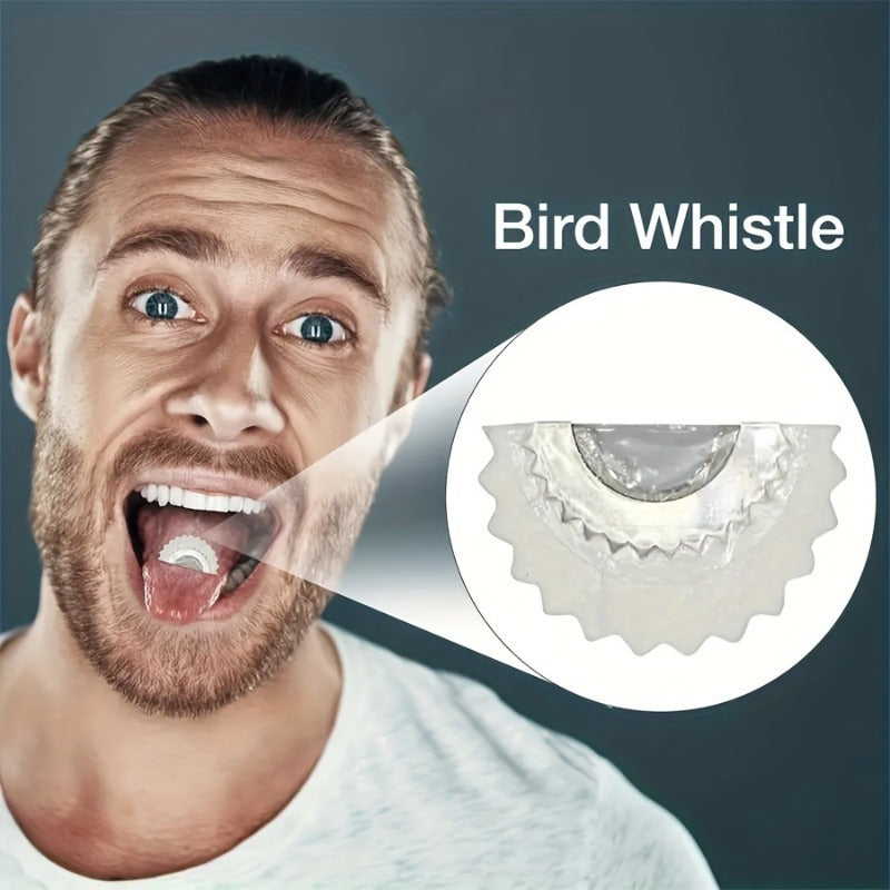 Lot de 2 sifflets à oiseaux, sifflet magique simulant le chant des oiseaux, accessoire amusant pour taquiner les perruches et calopsittes – Jouet interactif pour oiseaux, couleurs aléatoires