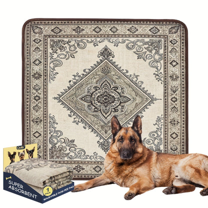 Washable Dog Pee Pads Reusable Puppy Training Pads Super Absorbent Heavy Duty Leakproof Non-Slip Pet Pads for Floor Crate Couch Whelping Multiple Sizes & Patterns Machine Washable