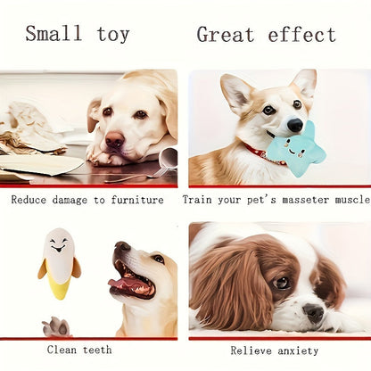Lot de 15 jouets en peluche couineurs pour chien – Motifs aléatoires mignons, jouets à mâcher avec pouët pour petits chiens, sans pile, peluches douces et résistantes pour le nettoyage des dents et le jeu, coffret cadeau varié