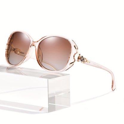 Lunettes de soleil oversize pour femme, protection UV400, verres dégradés, monture large, lunettes tendance, plusieurs coloris disponibles