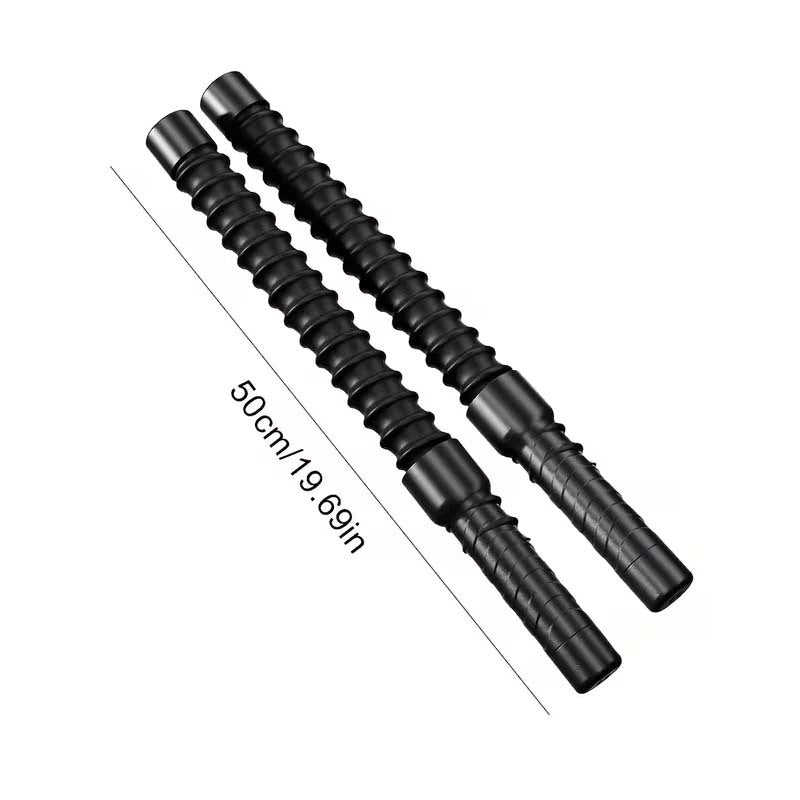 Lot de 2 cordes de combat sans corde – Cordes d'exercice lestées portables sans fil pour entraînement HIIT à domicile, cardio, corps complet, bras, épaules, abdominaux et jambes pour adultes et débutants