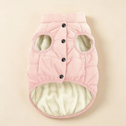 Gilet d'hiver épais et chaud pour grand chien, manteau pour temps froid, automne et hiver, veste coupe-vent rembourrée pour promenade en extérieur pour chiens de grande race