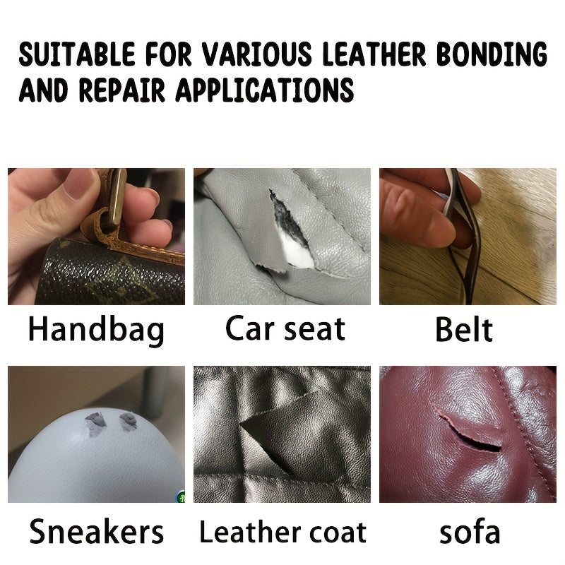Colle de réparation de tissu ultra-résistante, invisible, lavable, sans couture, adhésif puissant pour siège de voiture, canapé, vêtements, chaussures, veste - Colle à tissu multi-usages instantanée de qualité professionnelle