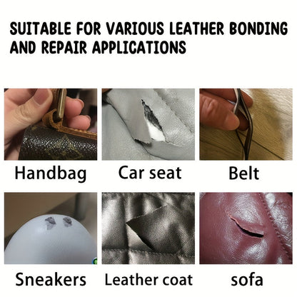 Colle de réparation de tissu ultra-résistante, invisible, lavable, sans couture, adhésif puissant pour siège de voiture, canapé, vêtements, chaussures, veste - Colle à tissu multi-usages instantanée de qualité professionnelle