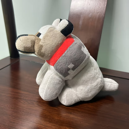 Peluche loup – Adorable doudou loup gris tout doux pour garçons et filles, mini peluche loup format poche, cadeau d’anniversaire ou de Noël pour les amoureux des loups et les tout-petits