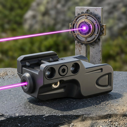 Viseur laser multicolore rechargeable par USB – Laser pour pistolet à profil bas sur rail Picatinny, vert, rouge, bleu, violet, infrarouge, 1 mW–5 mW, corps en polyamide, accessoire tactique compact pour arme à feu