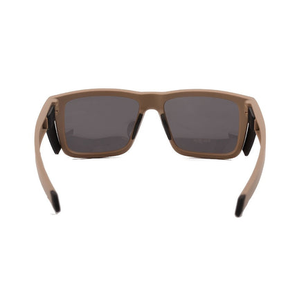 Lunettes de soleil carrées polarisées pour homme, verres photochromiques miroir UV400, monture intégrale en polycarbonate, étui inclus, 10 couleurs, pour le sport et la conduite en extérieur