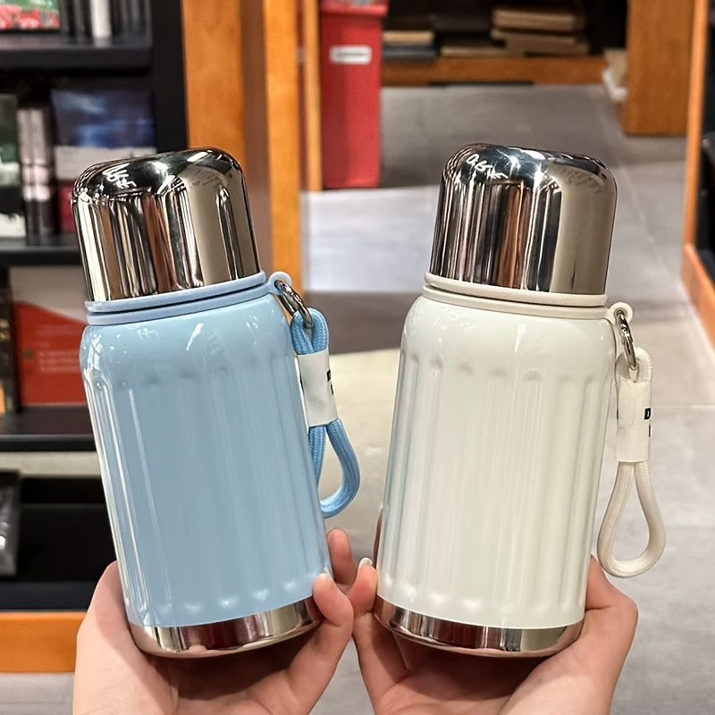 Gobelet isotherme sous vide en acier inoxydable 316, bouteille d'eau tout métal couleur dopamine, garde les boissons chaudes et froides, pour le travail, l'école, le camping, le sport, les voyages, portable, tendance, rouge, noir, bleu, blanc