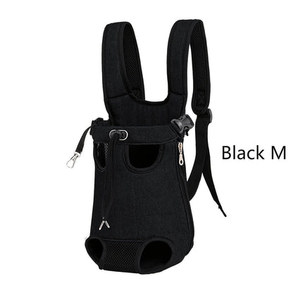 Hands-Free Pet Backpack Carrier for Cats & Small Dogs – Breathable Mesh Harness with Adjustable Shoulder Straps, Outdoor Travel Bag for Hiking, Cycling & Park Walks, Perfect Halloween & Christmas Gift