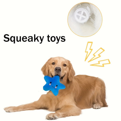 Lot de 15 jouets en peluche couineurs pour chien – Jouets interactifs résistants aux morsures pour tir à la corde, modèles aléatoires, pour petits, moyens, grands chiens et chiots
