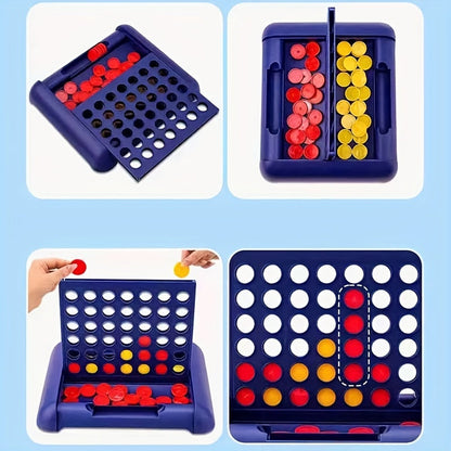 Jeu classique Puissance 4 – Grand jeu de stratégie à connecter pour 2 joueurs – Jeu amusant pour les soirées en famille et avec les enfants – Cadeau idéal pour Halloween, Thanksgiving, Noël et les anniversaires – 6 ans et plus