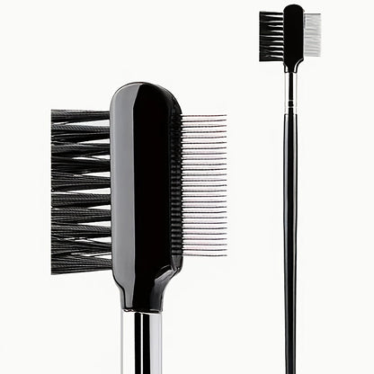 Pet Eye Tear Stain Remover Comb - Double-Sided Eye Grooming Brush for Removing Crust Mucus and Tear Stains, Eye Care Tool for Small Cats and Dogs, Pet Grooming Accessories, Black