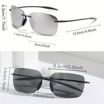 Lunettes de soleil polarisées pour hommes – Pack de 3 ou 6, protection UV400, verres HD anti-reflets, monture en polycarbonate légère, lunettes pour la conduite et les sports de plein air, lot cadeau pour lui
