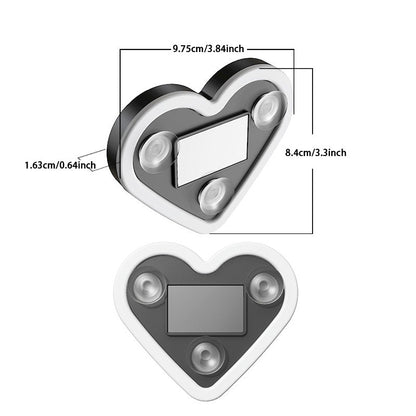 Éclairage d'ambiance LED pour intérieur de voiture – Veilleuse néon en forme de cœur et de fleur, alimentée par USB, décoration de fenêtre de voiture mignonne pour femmes et filles, accessoires de voiture pour la Saint-Valentin | Velora