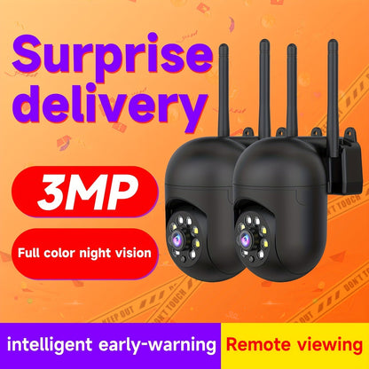 Lot de 2 caméras de sécurité WiFi 2K QHD PTZ panoramique 355° – Double bande 2,4 G/5 G, détection de mouvement par IA, vision nocturne couleur, audio bidirectionnel, stockage cloud et carte SD, babyphone, caméra de surveillance intérieure