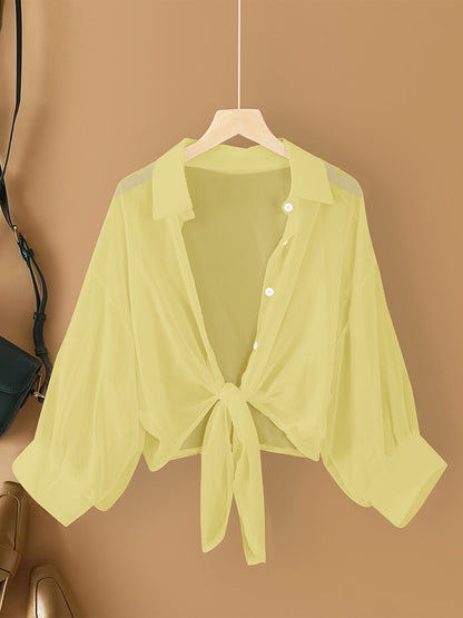 Cardigan léger en mousseline pour femme, gilet kimono décontracté ouvert sur le devant, haut d'été, tailles S M L XL XXL