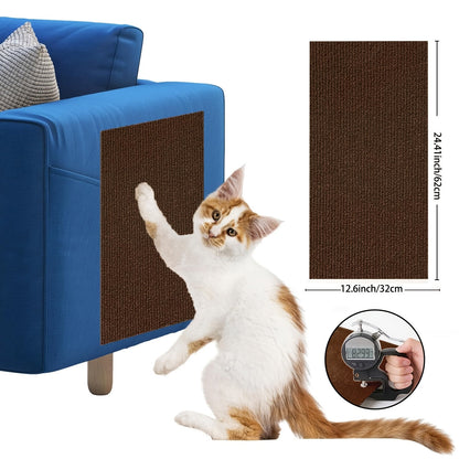 Protecteurs de meubles anti-griffes pour chat auto-adhésifs - Protections découpables pour canapé et mur, dispositifs de dissuasion durables contre les griffades de chat pour canapé, chaise, cadre de porte
