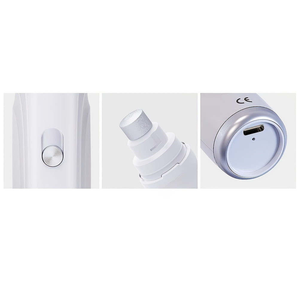 Lime à ongles électrique pour chiens et chats – Ponceuse à griffes silencieuse rechargeable par USB avec 2 vitesses et 3 tailles d'ouverture, outil de soin sécurisé à faible niveau sonore