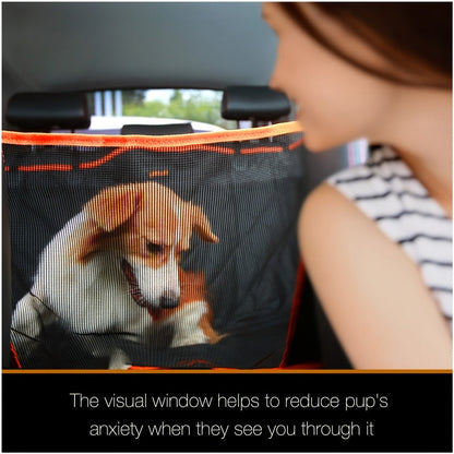 Housse de siège auto pour chien robuste, imperméable et antidérapante, protection de banquette arrière, résistante aux rayures et aux déversements, en nylon, avec rabats latéraux, installation facile, lavable en machine, pour SUV, berline et camion