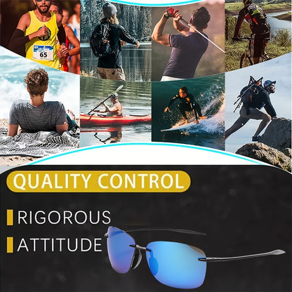 Lunettes de soleil polarisées pour hommes – Pack de 3 ou 6, protection UV400, verres HD anti-reflets, monture en polycarbonate légère, lunettes pour la conduite et les sports de plein air, lot cadeau pour lui