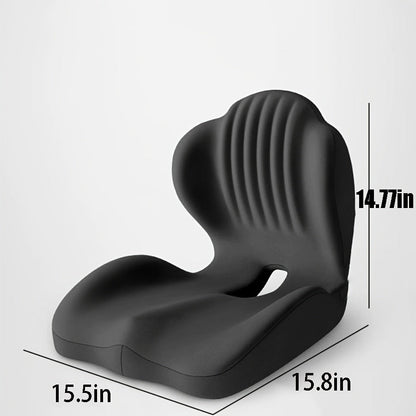 Lumbar Support Cushion for Office Chair & Car Seat – Memory Foam Lower Back and Hip Support Pillow, Ergonomic Breathable Design for Prolonged Sitting, Driving, Work from Home, Multiple Colors