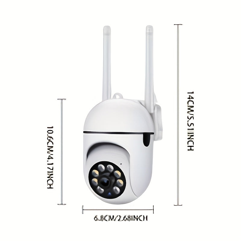 Lot de 6 caméras de sécurité WiFi Full HD 1080p avec rotation panoramique à 355°, vision nocturne, audio bidirectionnel et détection de mouvement – Caméra de sécurité intérieure sans fil, alimentée par USB, compatible avec smartphone
