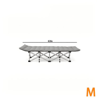Lit de camp pliant robuste avec matelas pour adultes – Capacité de 500/600/700 lb, lit d'extérieur portable avec sac de transport pour tentes, camping et voyages – 3 modèles, 3 couleurs