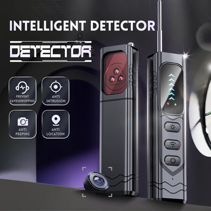 Détecteur de caméra cachée et scanner de signal RF anti-espion – Détecteur de mouchards, traceurs GPS et dispositifs d'écoute, balayeur de sécurité multifonction portable et rechargeable pour les voyages, l'hôtel, la maison, le bureau, la voiture