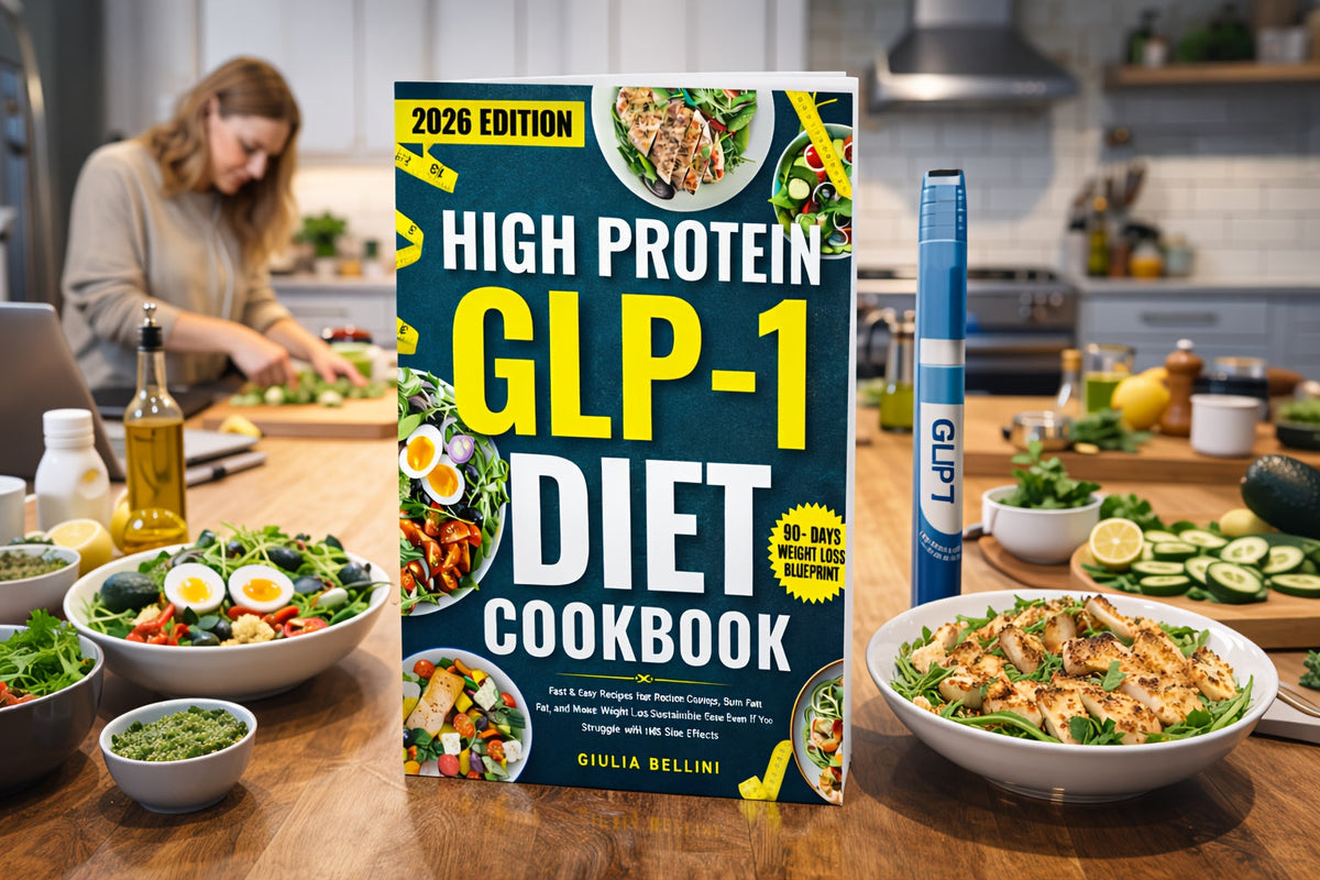 Livre de recettes riche en protéines pour régime GLP-1 – Recettes rapides et faciles pour réduire les fringales, brûler les graisses et rendre la perte de poids durable | Guide de plan de repas adapté à l'Ozempic et au Wegovy