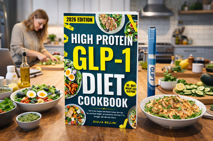 Livre de recettes riche en protéines pour régime GLP-1 – Recettes rapides et faciles pour réduire les fringales, brûler les graisses et rendre la perte de poids durable | Guide de plan de repas adapté à l'Ozempic et au Wegovy