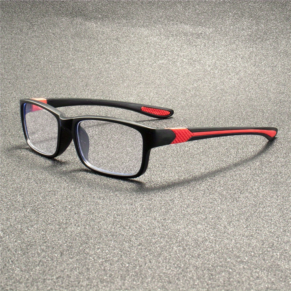 4 Pack Fashion Sports Reading Glasses Rectangular Full Frame for Men and Women Strengths +1.00 to +4.00 Lightweight Stylish Readers