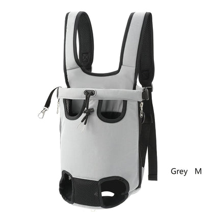 Hands-Free Pet Backpack Carrier for Cats & Small Dogs – Breathable Mesh Harness with Adjustable Shoulder Straps, Outdoor Travel Bag for Hiking, Cycling & Park Walks, Perfect Halloween & Christmas Gift
