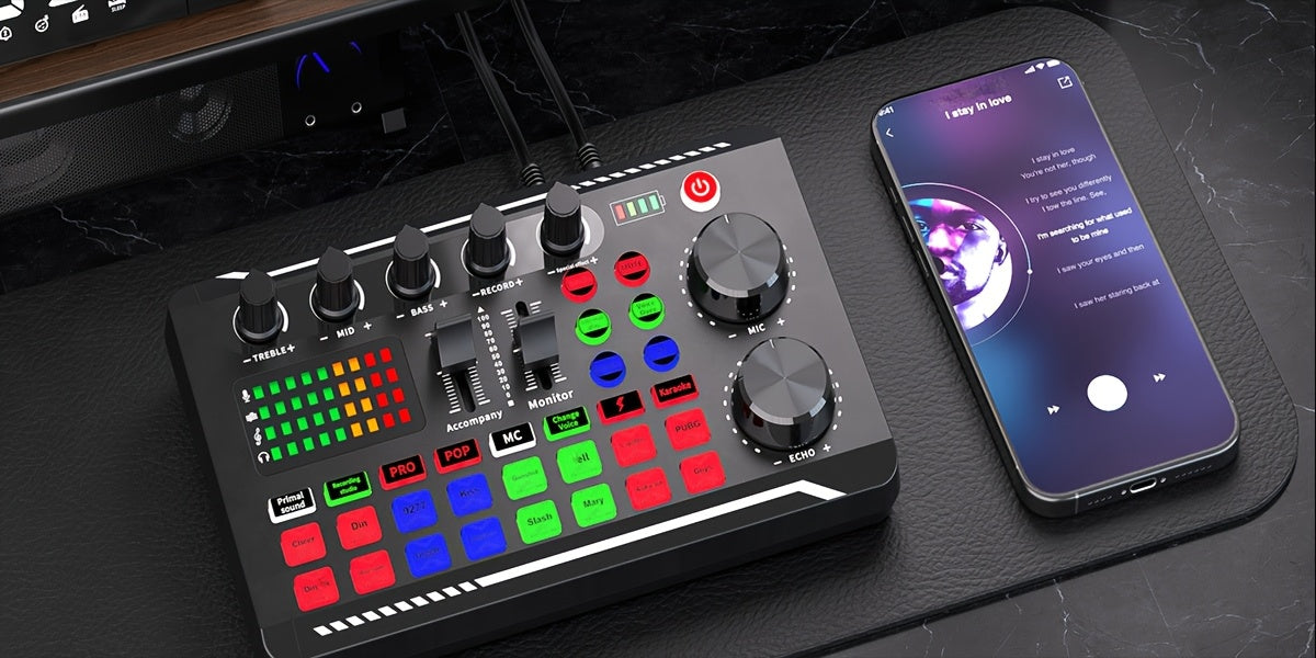 Kit de studio d'enregistrement pour podcast BM-800 avec carte son live, changeur de voix et écouteurs – Kit d'interface audio complet pour streaming, vlogging et diffusion en direct, plusieurs modèles disponibles