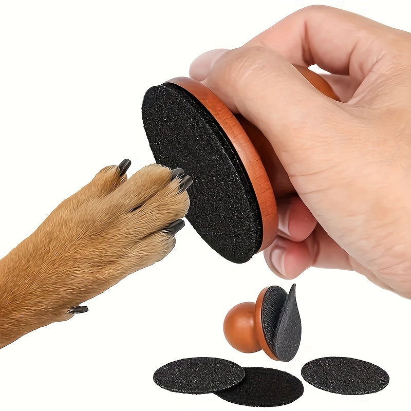 Planche à gratter pour griffes de chiens et petits animaux - Lime à griffes sans stress pour animaux, sans pile, outil de soin des pattes doux et sûr pour chiens, chats et lapins, toilettage sans anxiété