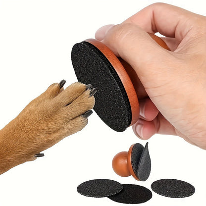 Planche à gratter pour griffes de chiens et petits animaux - Lime à griffes sans stress pour animaux, sans pile, outil de soin des pattes doux et sûr pour chiens, chats et lapins, toilettage sans anxiété