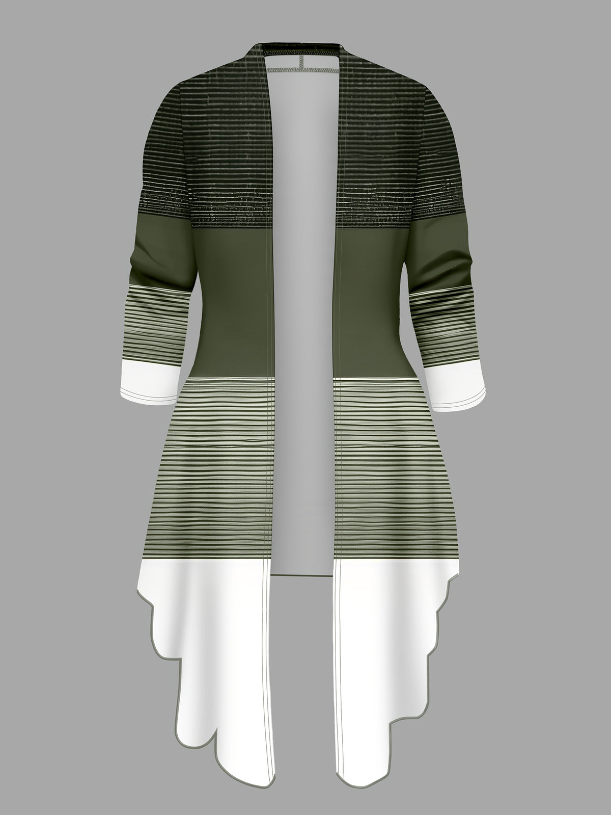 Ensemble tailleur 3 pièces pour femme – Veste cardigan imprimée avec pantalon et gilet unis, tenue de bureau élégante au quotidien, bleu marine / rouge foncé / vert, tailles S-XXL