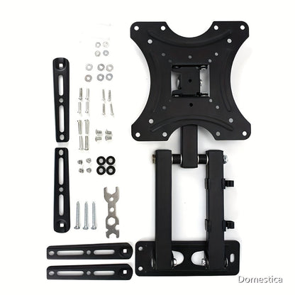 Support mural articulé pour téléviseur avec bras extensible, pivotant et inclinable pour téléviseurs LED/LCD de 22 à 55 pouces, compatible VESA, matériel inclus