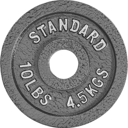 Disques de musculation en fonte, alésage 2 pouces, finition émaillée, pour musculation, haltérophilie, powerlifting, home gym, barre olympique, 2,5, 5, 10, 25, 35, 45, 100 lb