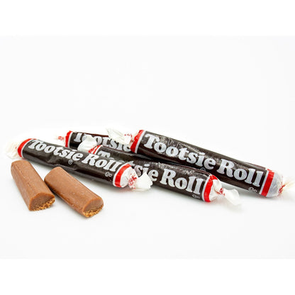 Tootsie Rolls en vrac, friandises chocolatées à mâcher – Snacks classiques emballés individuellement, sans arachides ni gluten, parfaits pour Halloween, les bols à bonbons au bureau, les fêtes et les cadeaux