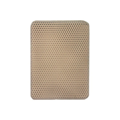 Tapis de litière pour chat en nid d'abeille double couche - Tapis anti-urine avec design facile à nettoyer, protection de sol imperméable pour chats, disponible en dimensions 45x60 cm et 55x75 cm