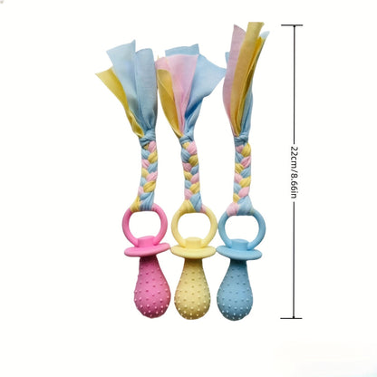 Lot de 9 jouets de dentition apaisants pour animaux - Jouets à mâcher en TPR pour chats et chiens, ensemble de jouets à mâcher pour le nettoyage dentaire et l'ennui pour chiots, chatons et races de petite à moyenne taille