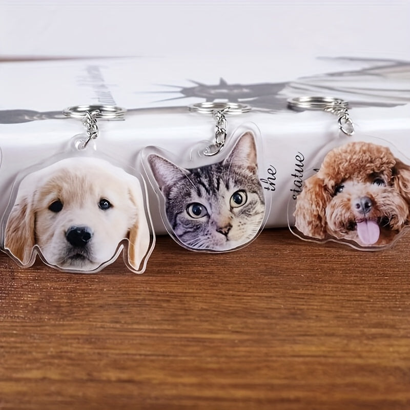 Porte-clés commémoratif personnalisé pour animal de compagnie – Porte-clés « Forever in Your Heart » pour chien ou chat perdu, cadeau de sympathie pour la perte d'un animal, souvenir gravé en mémoire d'un animal