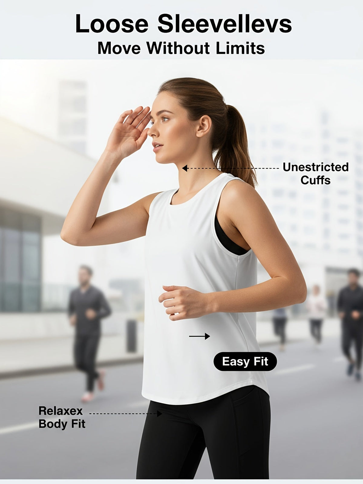 Lot de 5 débardeurs de sport pour femme, séchage rapide, dos nageur, respirants et anti-transpirants, pour fitness, course à pied et salle de sport, tailles S à XXL, couleurs assorties