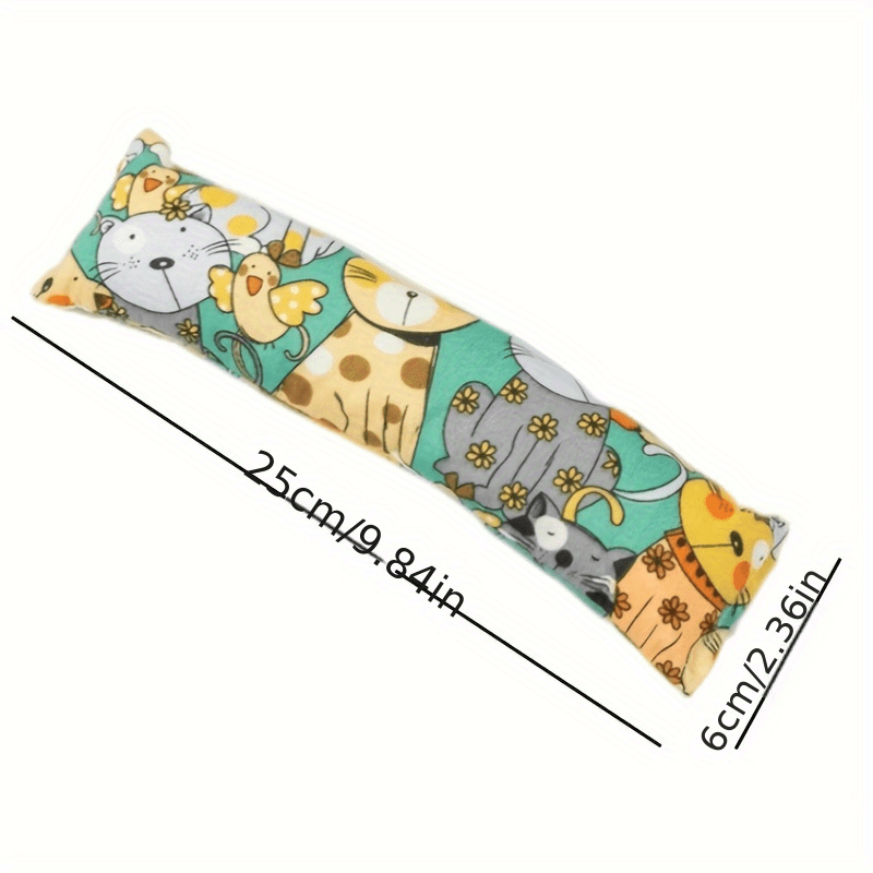 Oreiller jouet à mâcher à l'herbe à chat pour chats d'intérieur - Coussin kicker à la cataire pour soulager le stress, calmer l'ennui, jouet pour chaton, jouet à mâcher dentaire, herbe à chat naturelle, couleur aléatoire, lot de 1 ou 2, cadeau