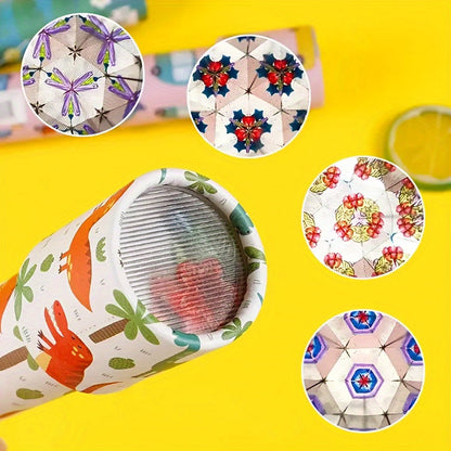 Lot de 6, 12, 18 kaléidoscopes magiques rotatifs pour enfants, cadeaux d'anniversaire, prix de classe, récompenses de carnaval, remplissage de pochettes-surprises, motifs aléatoires